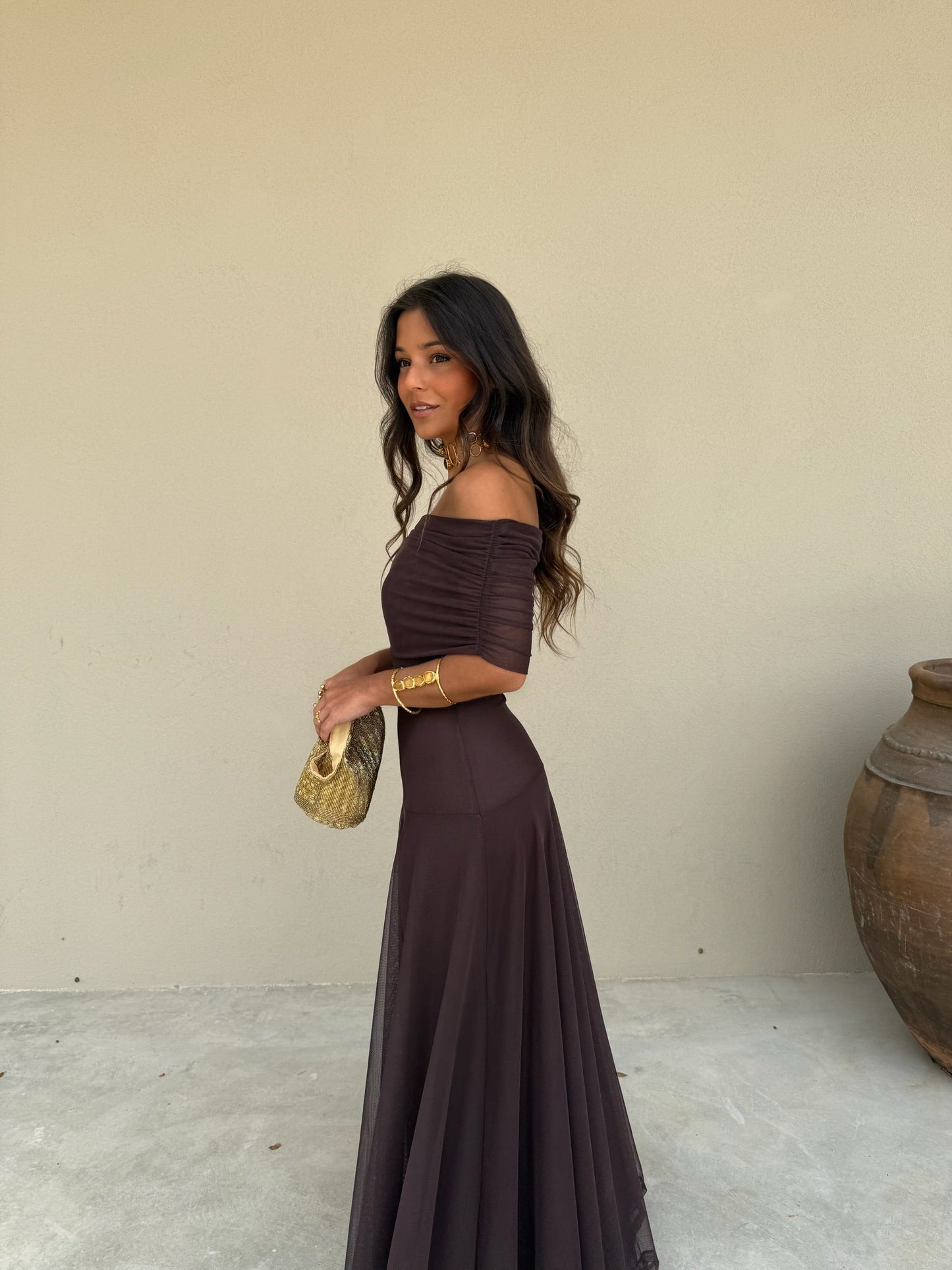 Maxi Vestido de Malla
