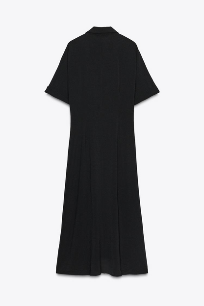 VESTIDO MIDI CON LAZO