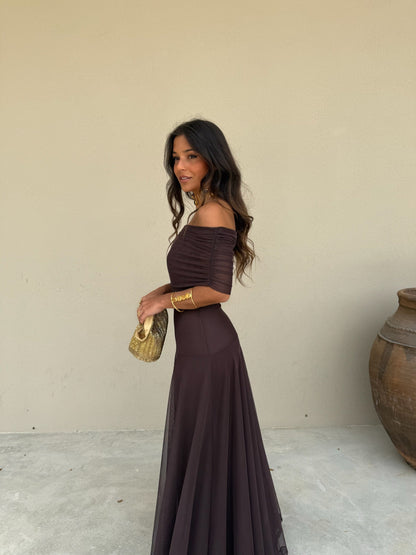 Maxi Vestido de Malla