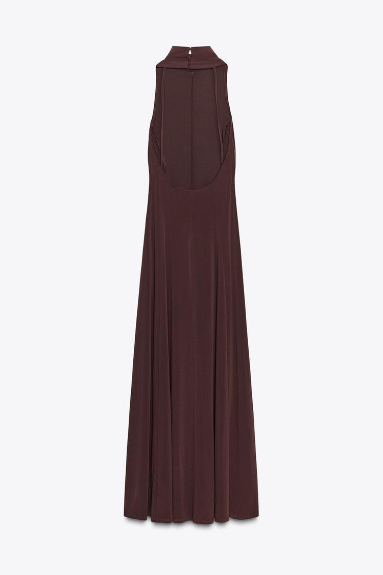 VESTIDO LARGO DE ESPALDA DESCUBIERTA